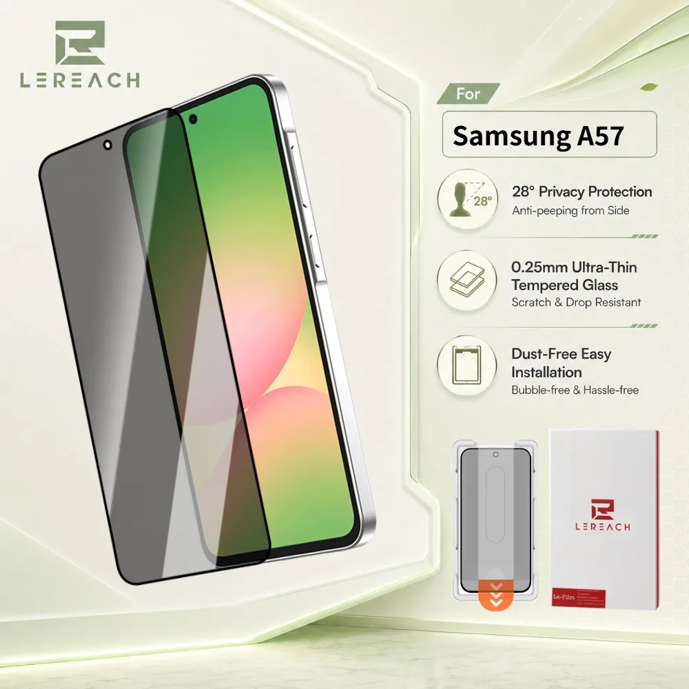 Anti-Spy Tempered Glass For Samsung Galaxy A57 A37 A56 A36 A55 A35 Protector Film Anti-Glare FM2002