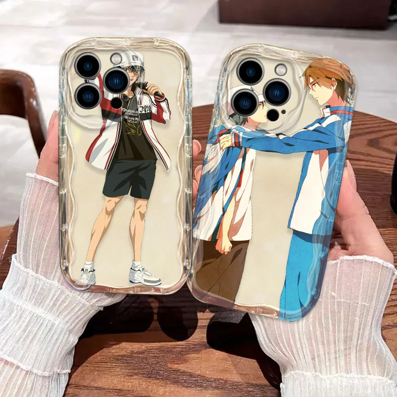 Anime The Prince Of Tennis Cool Cover For Apple iPhone 15 14 13 12 11 Pro X XR XS Max Plus 8 7 Plus SE Wave Oil Phone Case