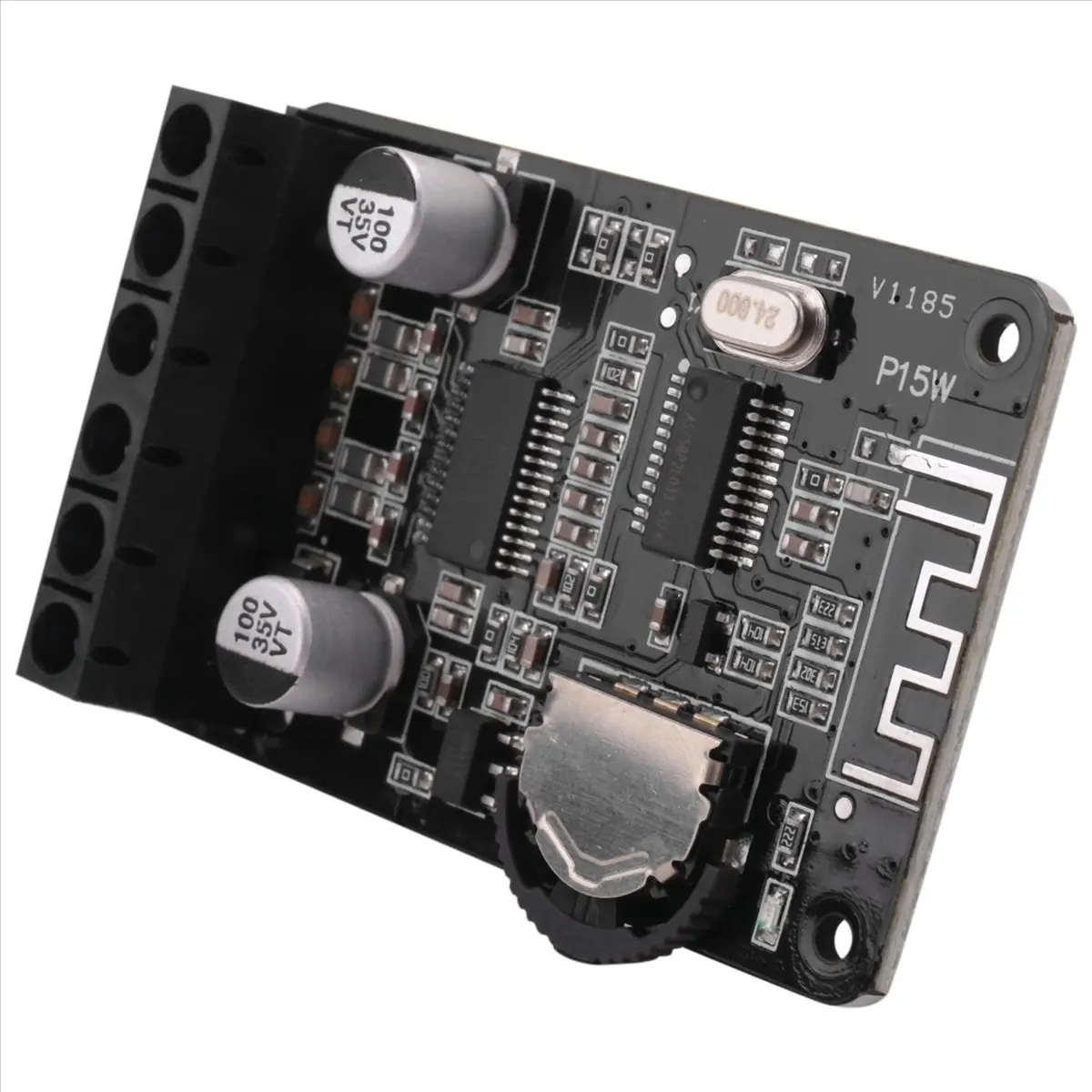 &BOFF & 20W Scheda amplificatore di potenza Bluetooth stereo 12V / 24V Scheda amplificatore di potenza digitale ad alta potenza XY-P15W senza guscio