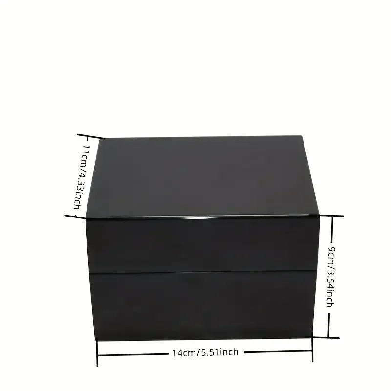 Premium Massivholz Lackierte Uhrenbox Schmuckaufbewahrung Hochwertige Vitrine für Uhren und Schmuck Premium Geschenkverpackung – Detail 3