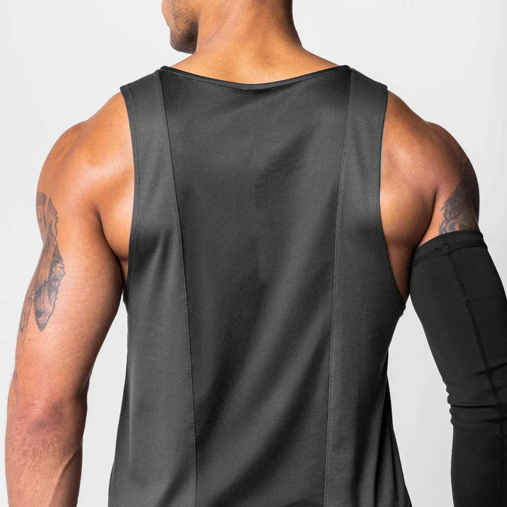 Camisetas sin mangas para hombre, chaleco deportivo transpirable de secado rápido, camiseta sin mangas para entrenamiento y culturismo