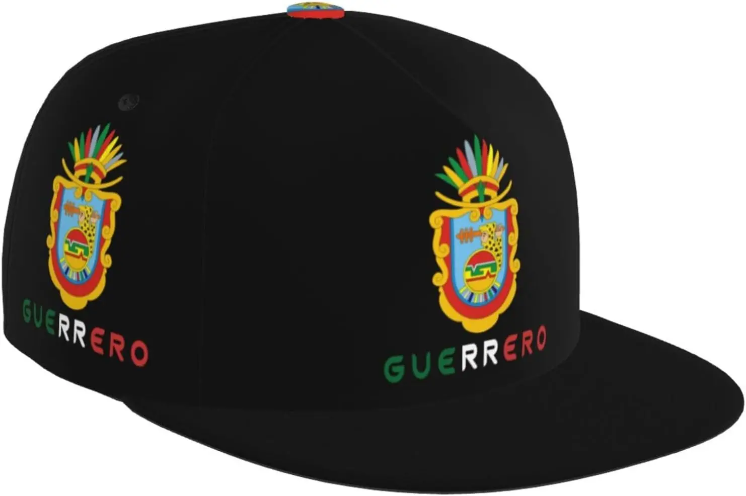 Flaga stanu Unisex z nadrukiem 3D klasyczna czapka z daszkiem Snapback z płaskim daszkiem czapki hip-hopowe mody Guerrero Mexico