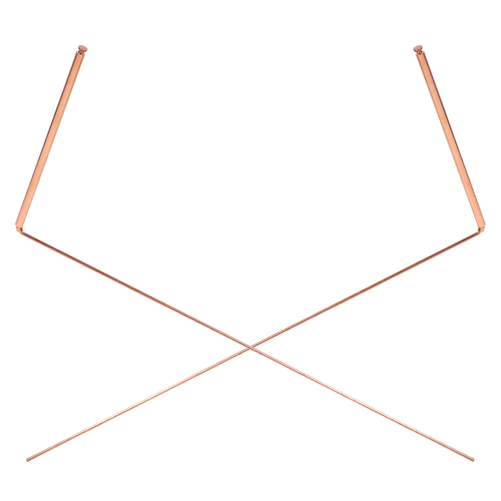 

2pcs Copper Dowsing Rods Professional Household Divination Tools Water Metal Durability Reliable Efficient