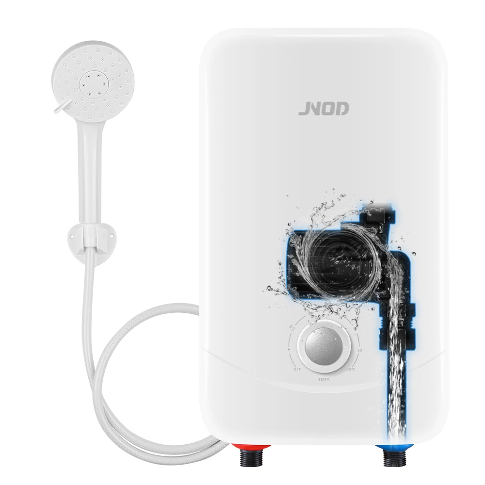 Tankless Pressure Pump  Water Heater Knob Control Instant Electric Hot Water Geyser Shower Bathroom
