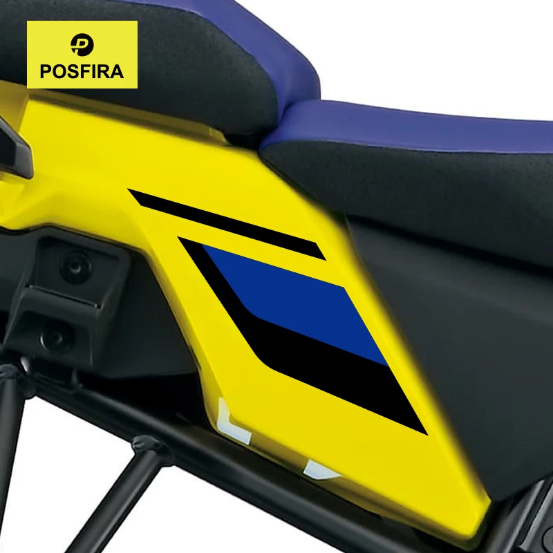 

POSFIRA Motorcycle Rear Seat Panel Stickers Vinyl Decals for Suzuki V Strom 1050 DE V-Strom 1050DE 2023-2026 2025 Accessories