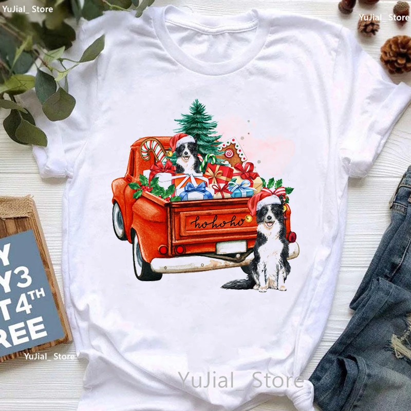 2024 Fashion Bernese Mountain Mama Graphic Print Tshirt Women Flowers Pet Dog T Shirt Female Merry Christmas Gift T-Shirt Tops