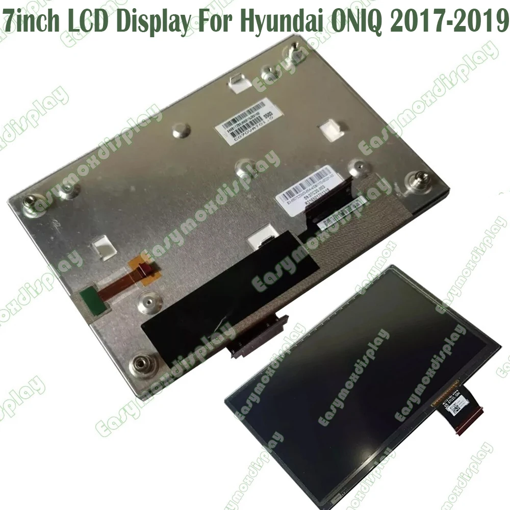 

For Hyundai ONIQ 2017-2019 7inch LCD Display Touch Screen Car Radio GPS Navigation Screen Repairment C070VAT01.0