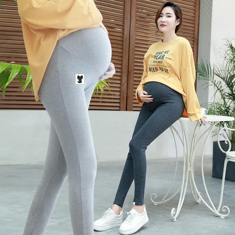 Pregnant Maternity Women\'s Pregnant Spring Outer Wear Trousers Autumn And Winter Tide Moms Leggings Comfortable Stomach Lift