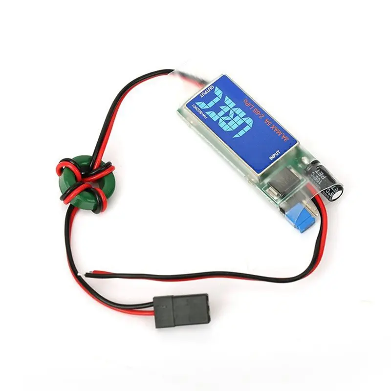 WOWFU-UBEC Module 3A Receiver External Voltage Regulator BEC Full Shielding Antijamming Switching Regulator For RC FPV Drone