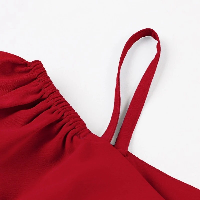 Sukienka letnia w stylu vintage z francuskim dekoltem typu slash, rozkloszowana, na co dzień, streetwear, jednolita, lata 50., 60., krótka sukienka na studniówkę, dla druhen, 2026