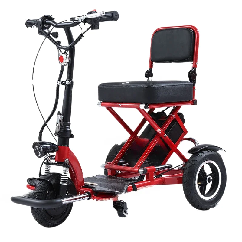 Ellectric Folding Tricycle, Mobility Scooter Elderly, Disabled, 48V, 12A, 50Km