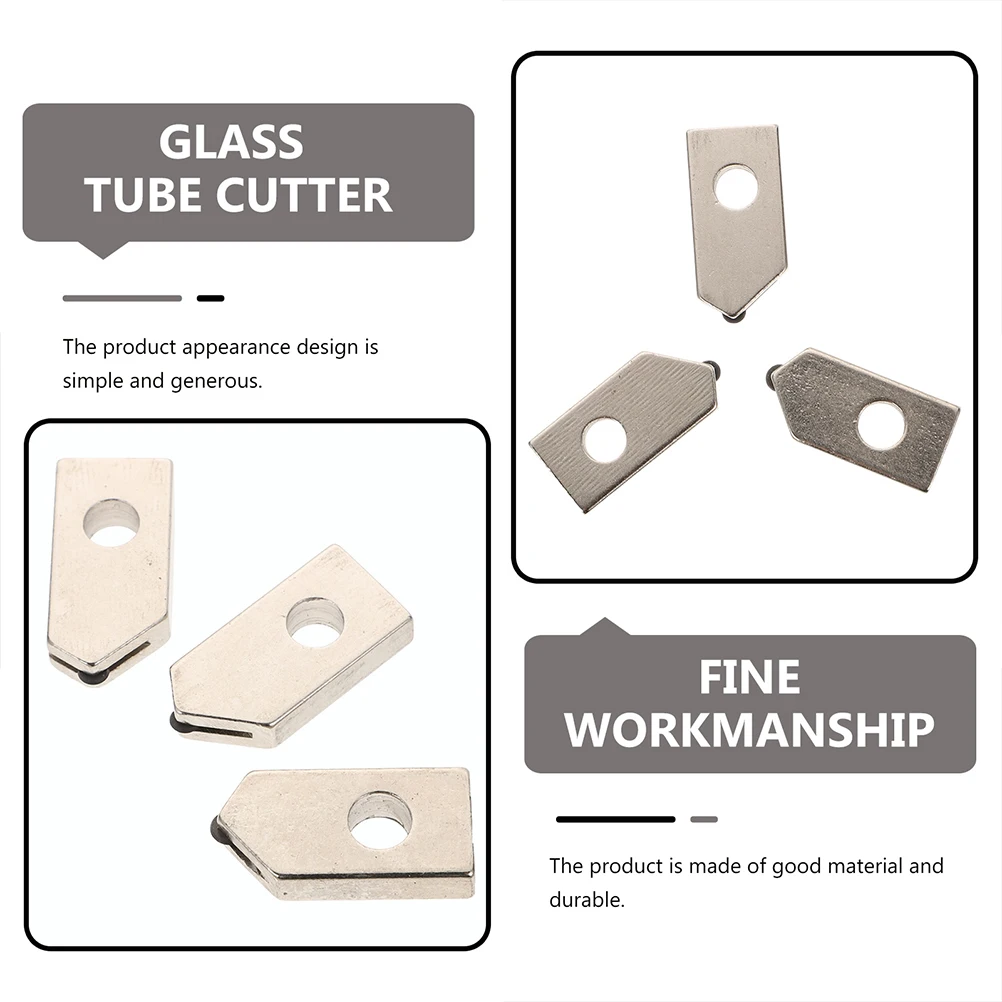 Premium Glass Cutter Heads 5Pcs Replacement Blades for Glass Cutting Machine Tools for Accurate DIY Craft Projects