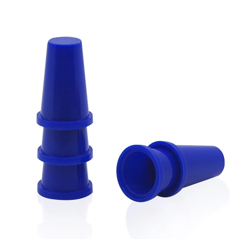 20 PCS Colored Thimble Thumb Guard Knitting Needles Caps Protector for Sewing Bride