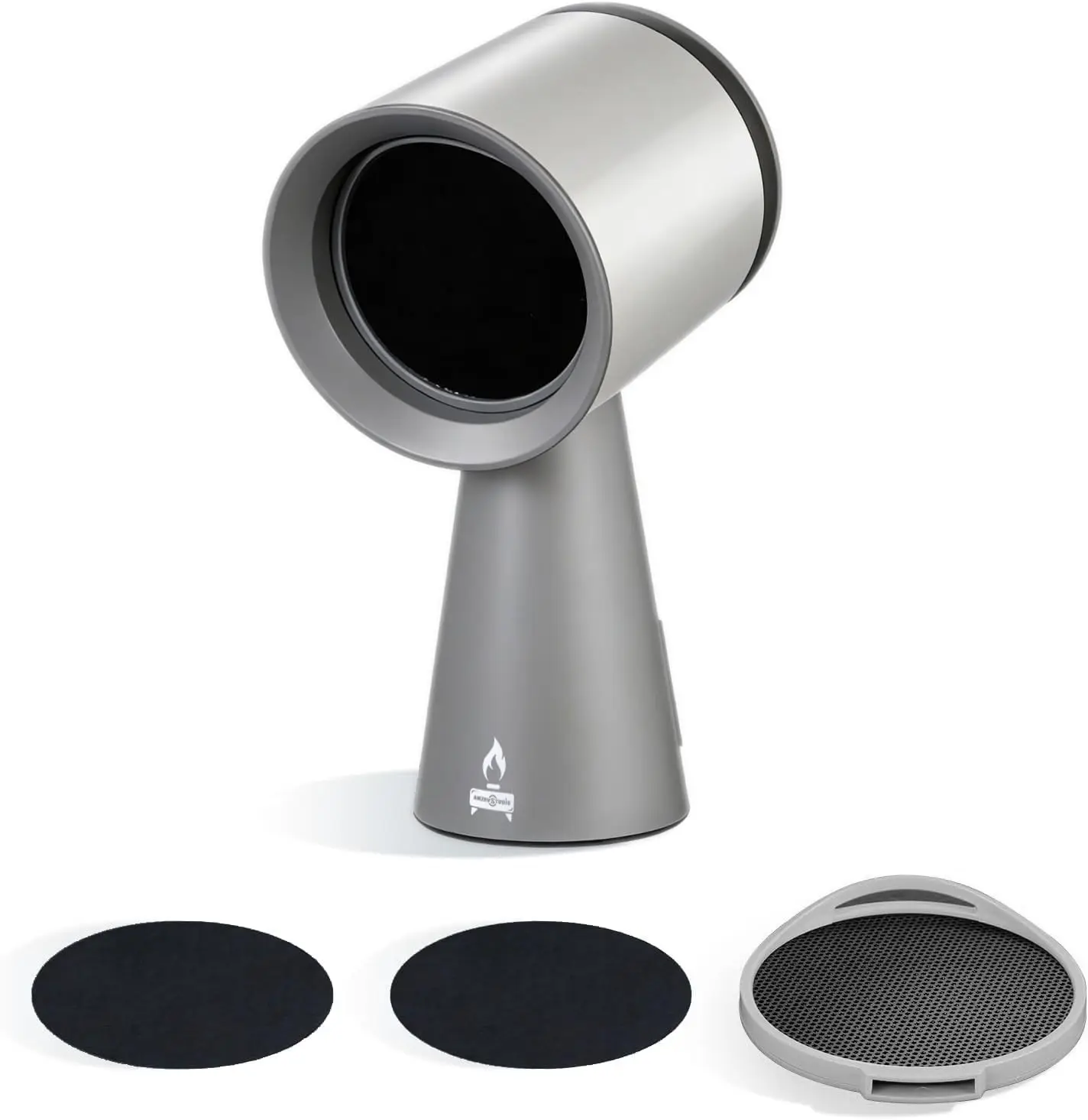 

Portable Range Hood 3-Speed Suction Desktop Compact Range Hood with 3 Activated Carbon High-Absorption Cotton Replace Fi