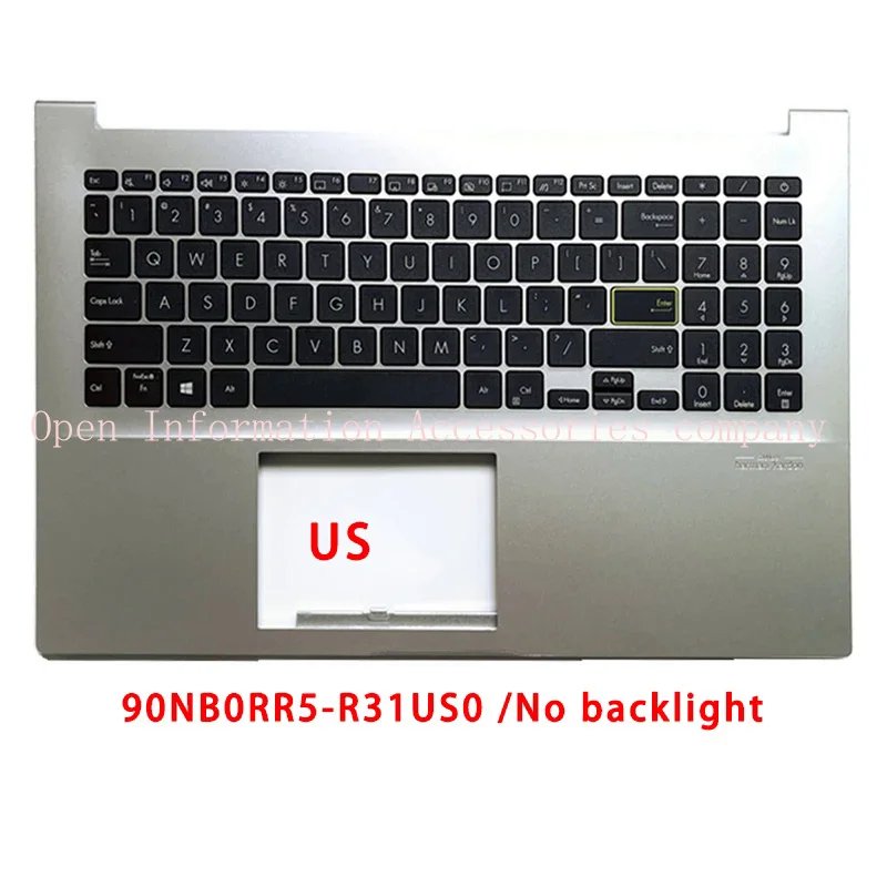

Новинка для ASUS X513 X513IA; сменные аксессуары для ноутбуков, упор для рук/клавиатура без подсветки 90NB0RR5-R31US0