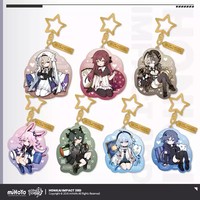 Anime Cosplay Diy Accessories Game Honkai Impact 3 Theme Stars Keychain Mobius Pardofelis Su Kalpas Elysia Kevin Metal Pendant