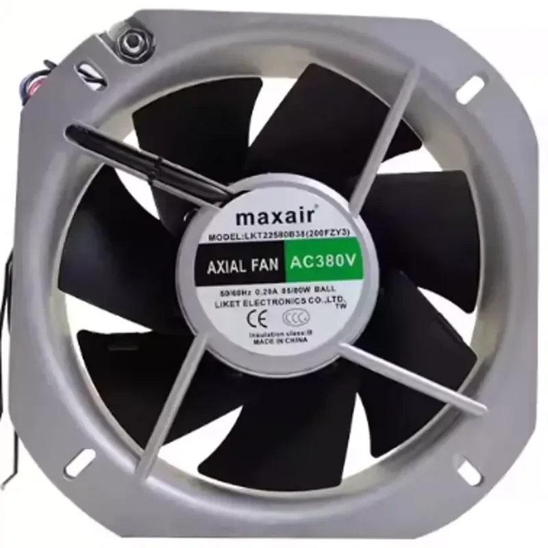 For MAXAIR LKT22580B38 (200FZY3) 22580 380v 22CM cabinet ventilation and cooling fan