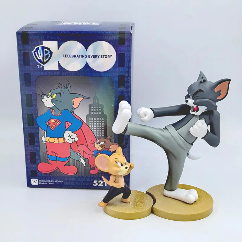 9cm Tom And Jerry Blind Box Warner Anniversary Collection Series Mysterious Surprise Box Tom And Jerry Christmas Kids Gift