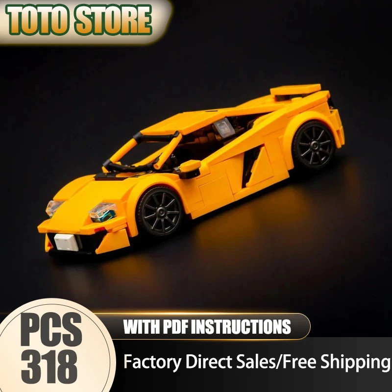 

Moc Building Bricks MP4-12C Скорость Чемпионы Модель автомобиля Технология Подарочное препятствие DIY Супер спортивный автомобиль Сборка Праздничные игрушки