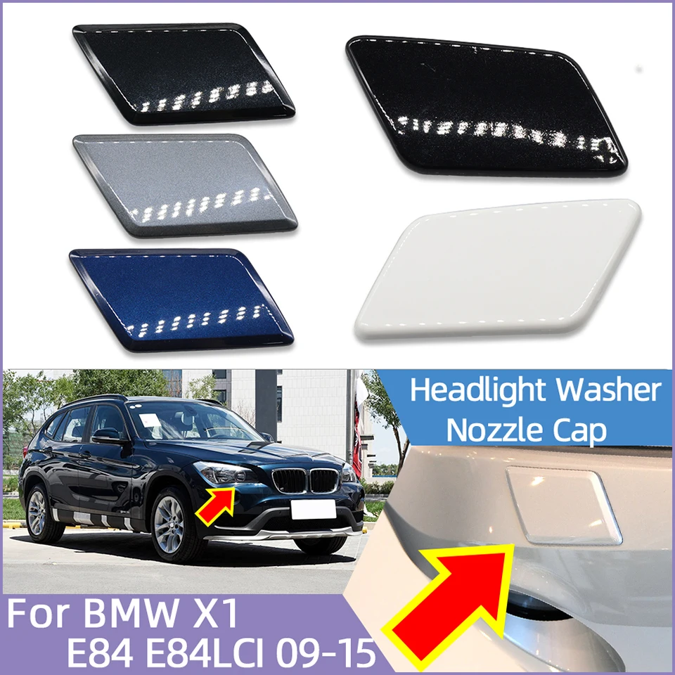 

Auto Front Bumper Headlamp Washer Nozzle Cover Cap Cleaner Shell Lid For 2009-2015 BMW X1 E84 E84LCI 51112993585 51117347661