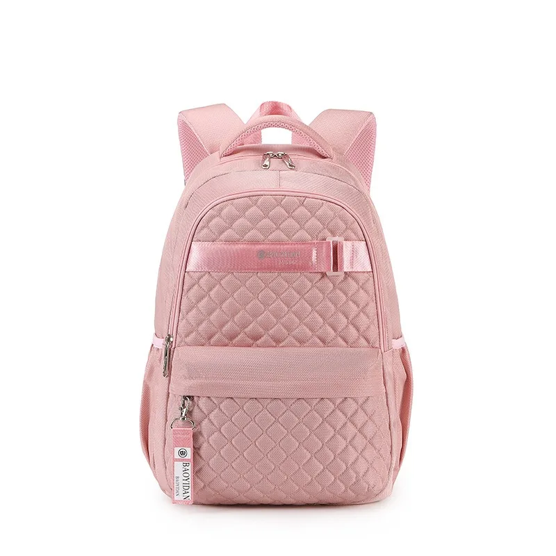 

Nesitu New Black Pink Red Blue Grey White Lightweight Large Capacity A4 Laptop Men Women Backpack Duffle Hiking Travel Bag M1225