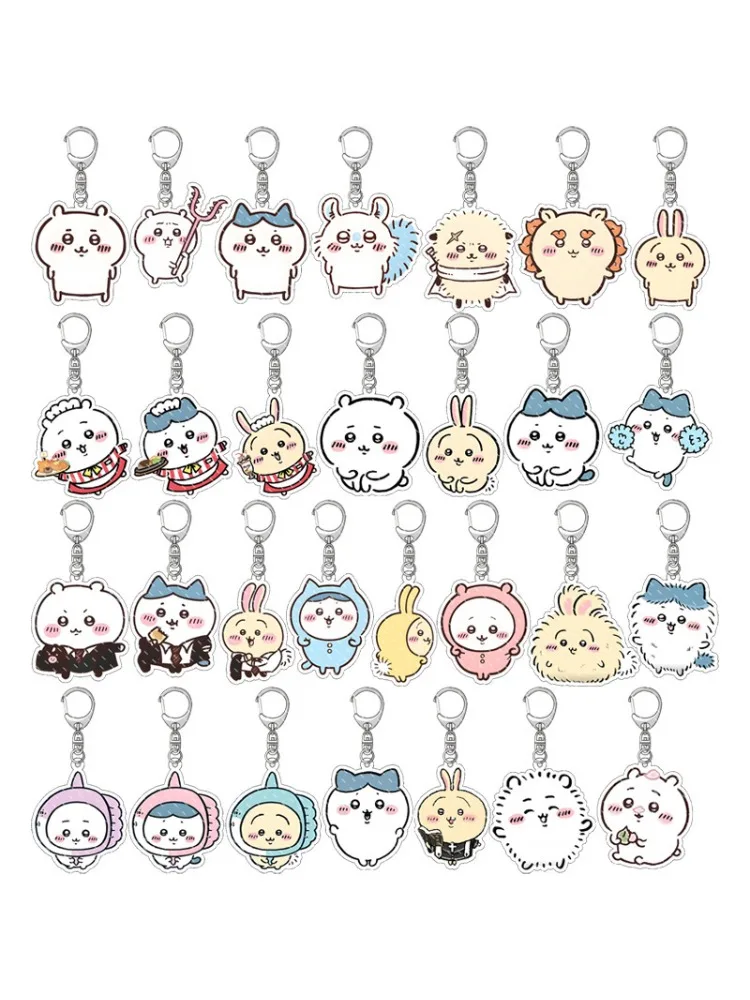 Kawaii CKW Charakter Acryl-Schlüsselanhänger Niedlicher Usagi Freunde Taschenanhänger Transparenter Anime-Anhänger mit Verschiedenen Designs
