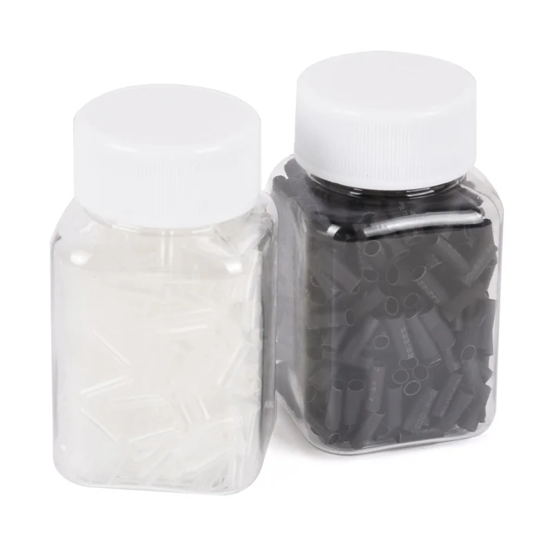 10 bottles Hair Extension Shrink Rings, Heat-Shrink Tubes for Hair Bundles & Wig Application
