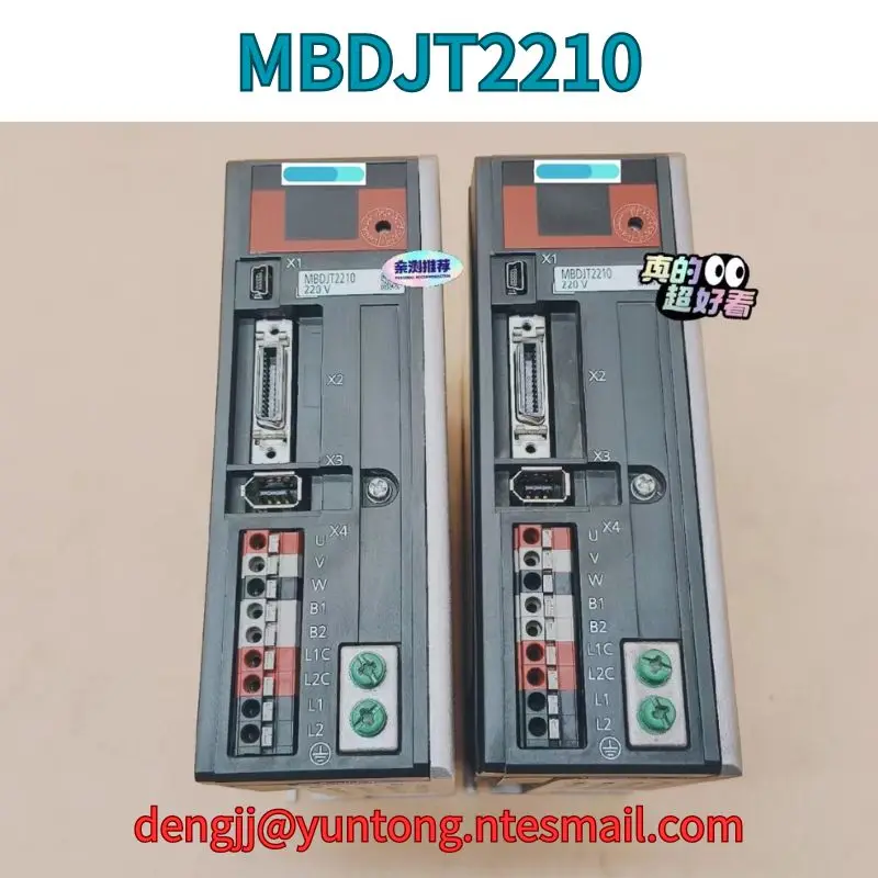 

Used MBDJT2210 servo driver test OK Fast Shipping