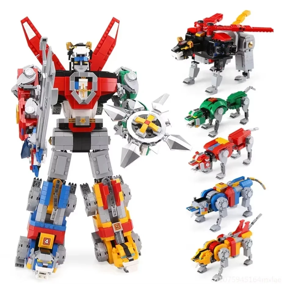 HOT TOY 2334Pcs Ideas Voltron Defender of The Universe Model Education Model 21311 Building Block Christmas Gifts For Children