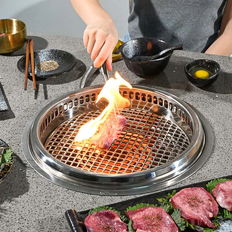 Korean 2400w Barbecue Restaurant Indoor Electric Bbq Grill Commercial Table Top Electric Grill