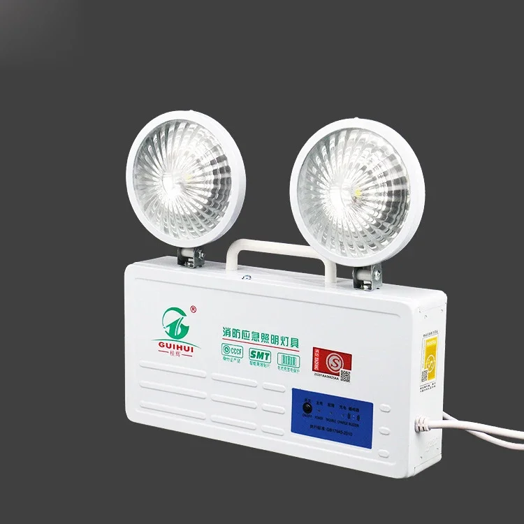 The new national standard LED fire emergency lighting power supply safety accidents with double charge storage wall outlet
