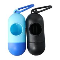 With Carabiner Clip Cat Litter Bag Dog Poop Bags Dispenser Garbage Storag Box Pet Waste Bag Holder Trash Sack Case Carrier