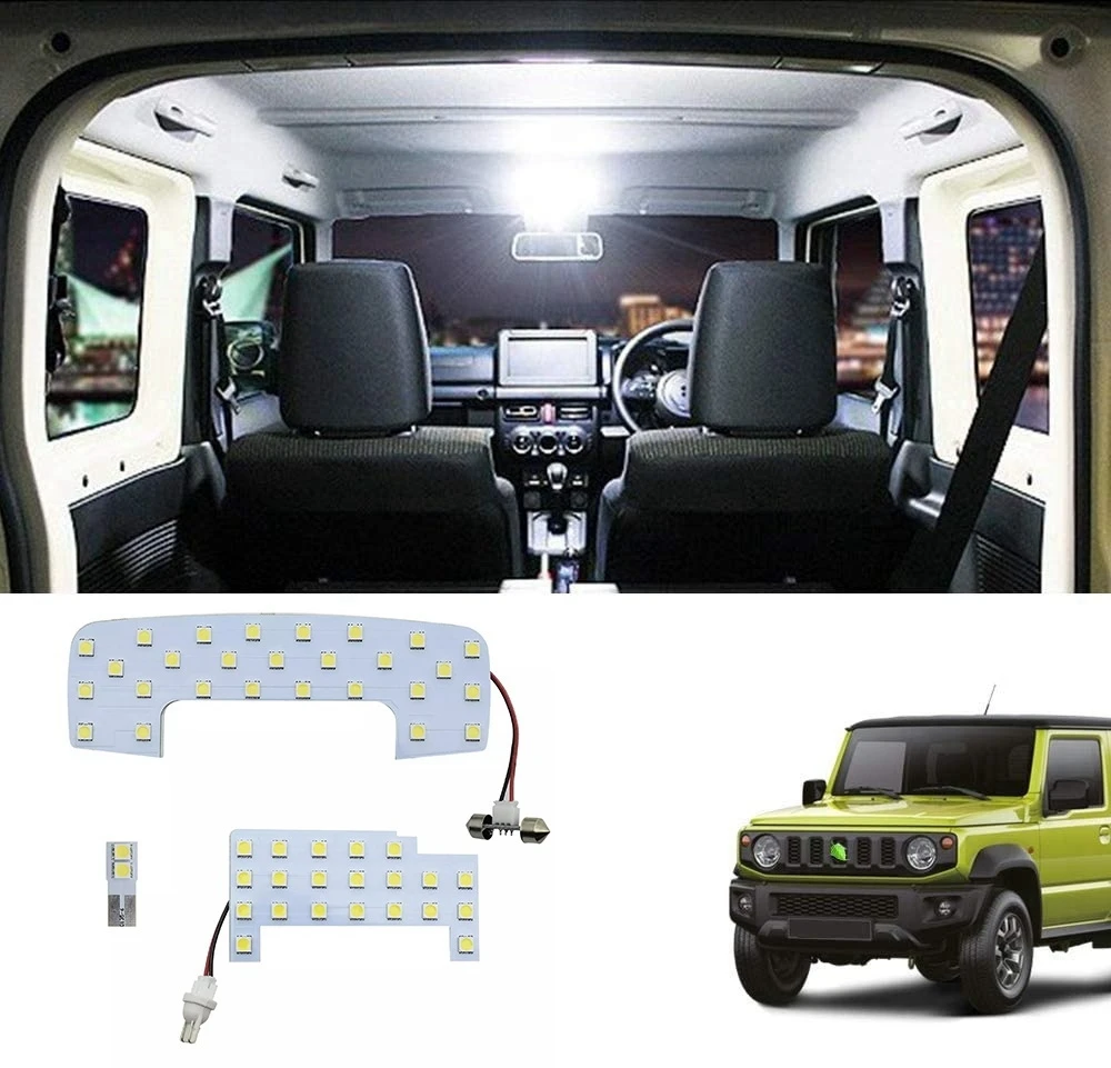 LED Car Roof Interior Light Reading Cabin Map Lamp Bulbs Kit for Suzuki Jimny JB64W JB74W 2019 2020 2021