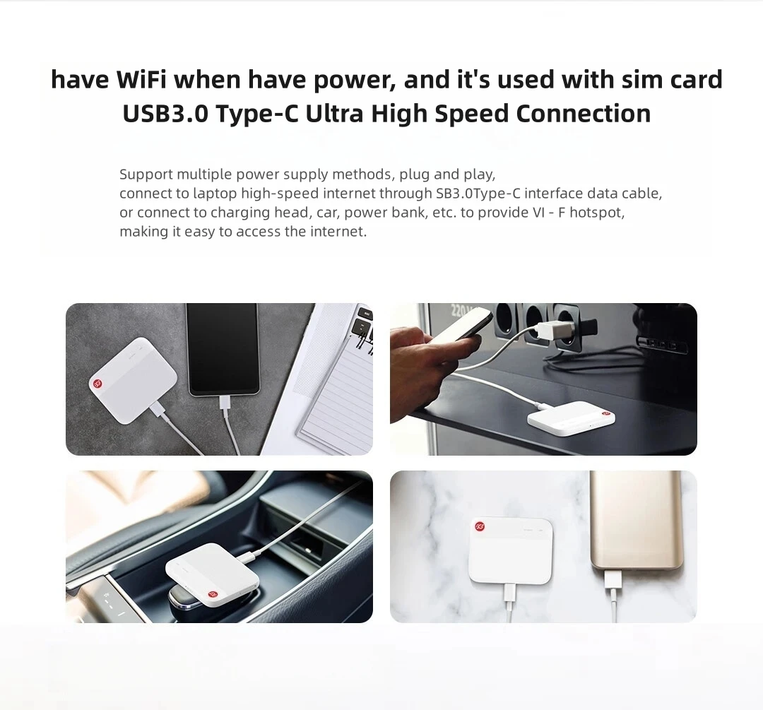 ZTE F50 5GポケットUfi 5GワイヤレスWIFIルーター Sub-6 SA/NSA N1/5/8