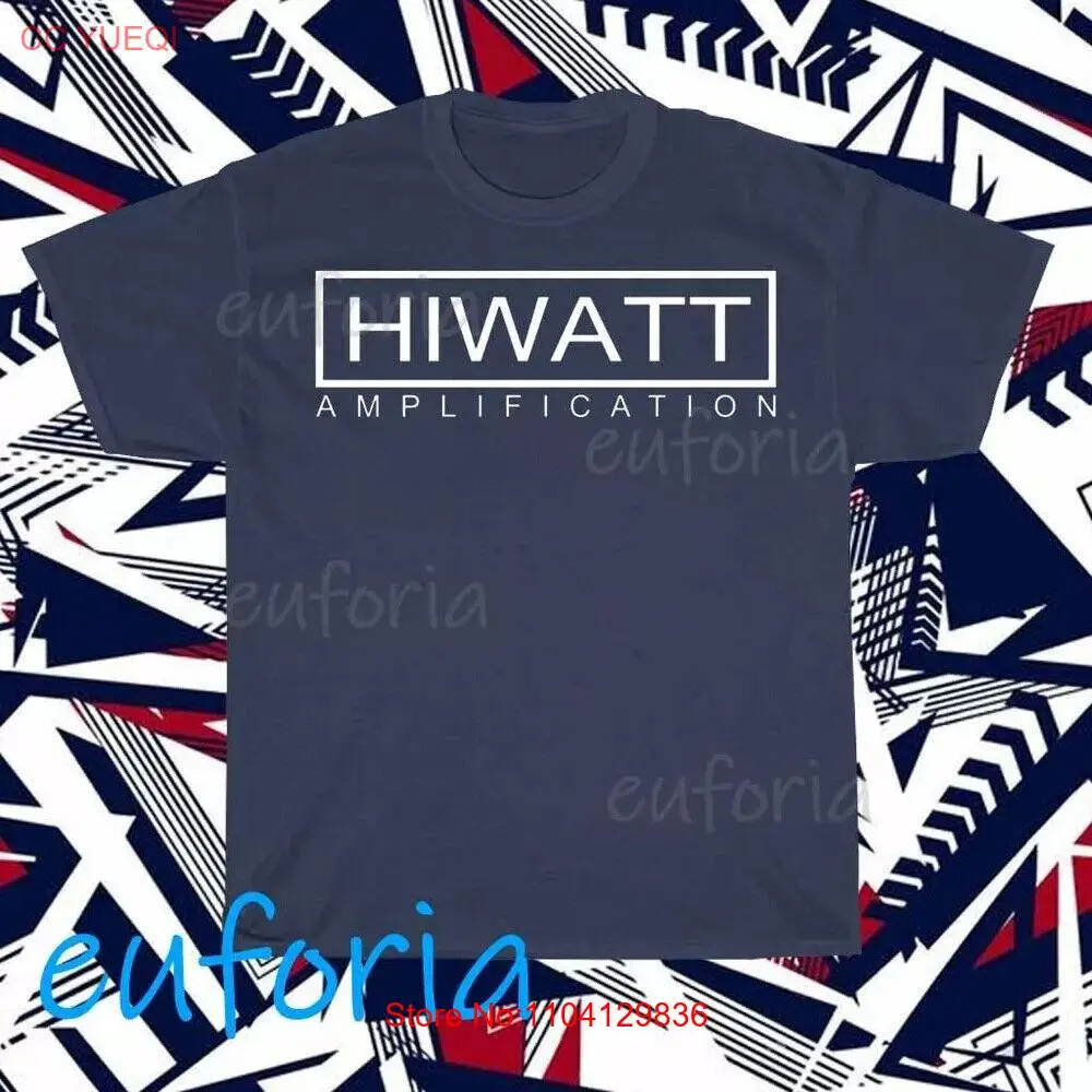 New Hiwatt Amplifiers Logo T-Shirt Funny Size S to 5XL