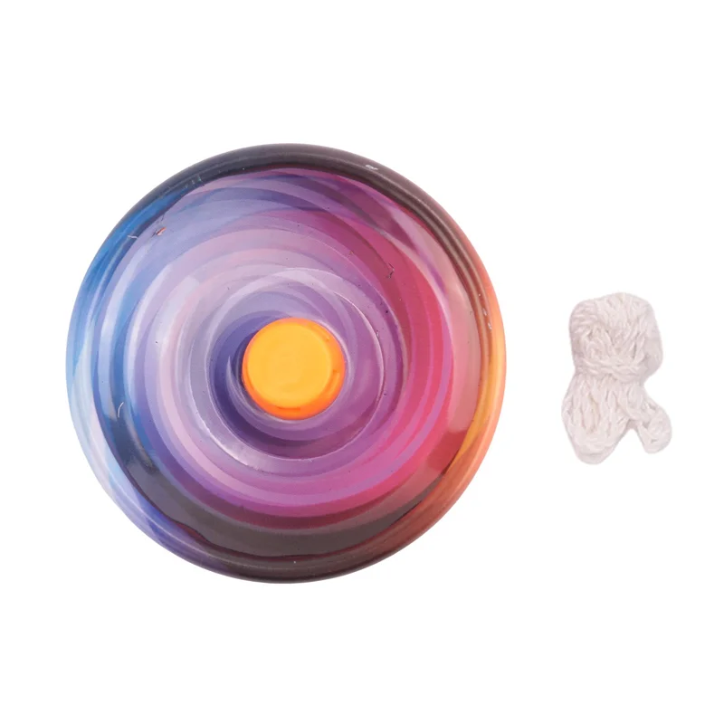 B24C-10Pcs Legierung Responsive Yoyo Bälle Bunte Responsive Ball Metall Anfänger String Trick Ball Für Anfänger