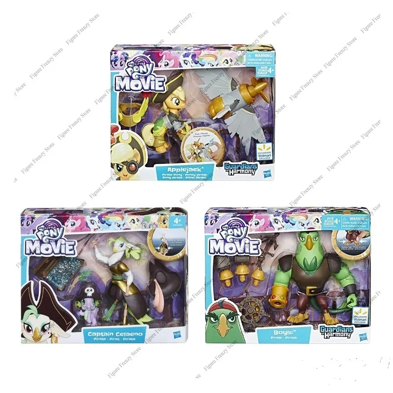 Специальное предложение: Hasbro My Little Pony The Movie Guardians Harmony Applejack Captain Celaeno, фигурка Бойла, игрушки Mol, подарки для детей