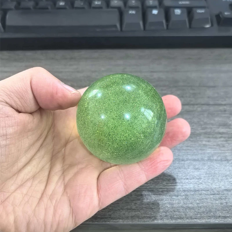 1PCS Glitter Grote Rubberen Bouncy Ballen 55MM Balle Rebondissante Party Gunsten Kous Kleinigheidjes Cadeaus Voor Kinderen Jongens meisjes