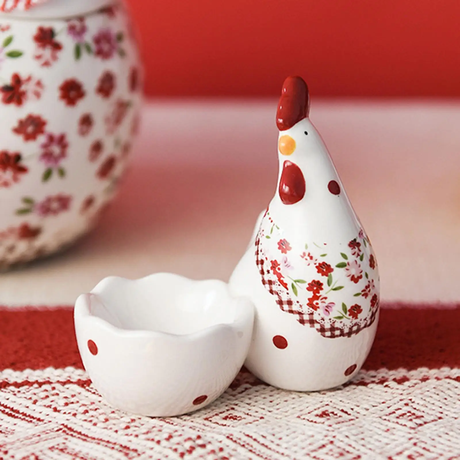 Ceramic Egg Cup Egg Tray Breakfast Creative Egg Display Cup Home Decor Egg Holder for Hard Boiled Egg Indoor