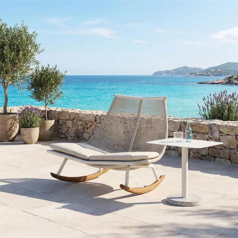 Outdoor Furniture Japanese Style - ✿ 。 كرسي هزاز للشرفة من
