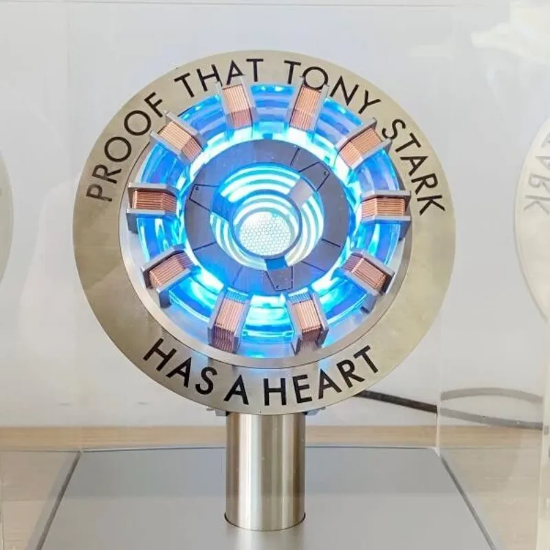 

1:1 Marvel Legends Iron Man Mk1 Mk2 Arc Reactor Mk50 Tony Stark Heart Chest Lamp Avengers Peripheral Figure Metal Model Toy Gift