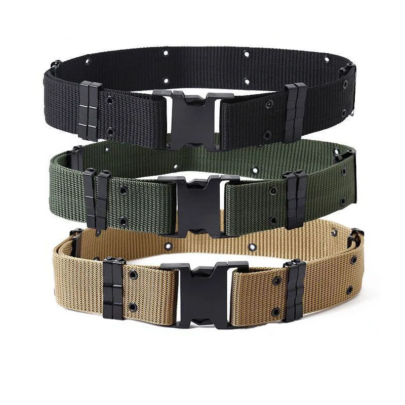 Ceinture d'entraînement en plein air pour hommes et femmes, ceinture de pantalon multifonctionnelle, chasse militaire, édition coréenne, haute qualité, 5cm