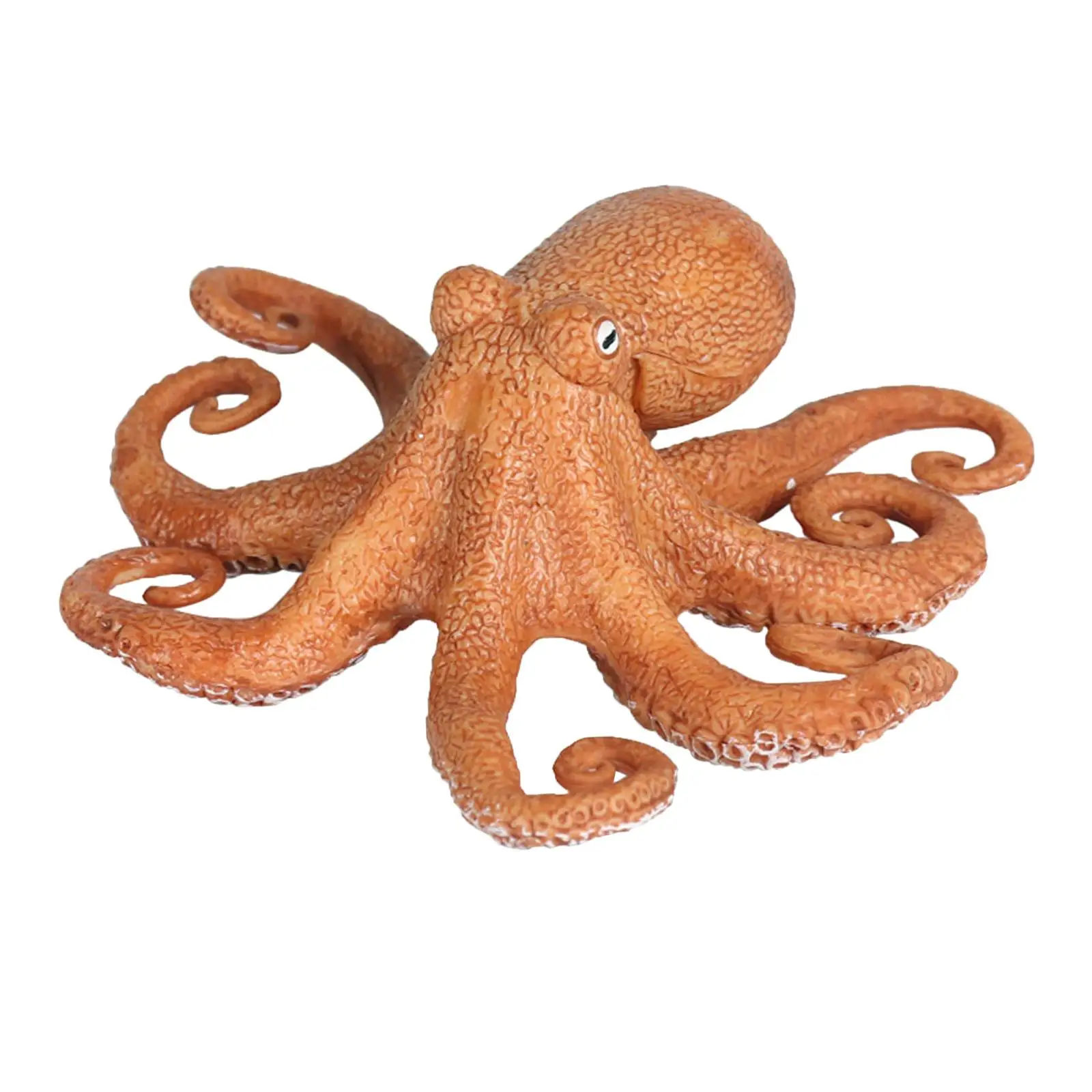 Ocean Animal Octopus Model Figures Playset Plastic for Desktop Decoration Blue Octopus A
