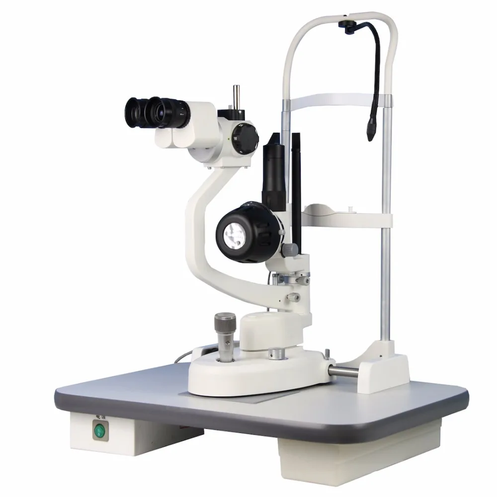 

Ophthalmic Aumega III 3 Steps Slit Lamp Equipment With Adaptor and Tonometer Medical Hospital Desktop Ophthalmology Slit Lamp