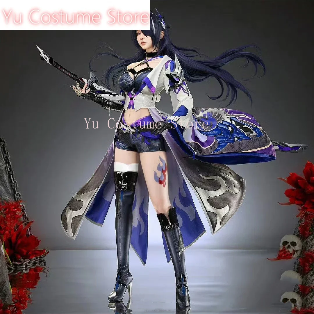 Yu Costume Honkai: Star Rail Acheron Game Suit Gorgeous Sexy Uniform Cosplay Costume Halloween Party Role Play Outfit Women