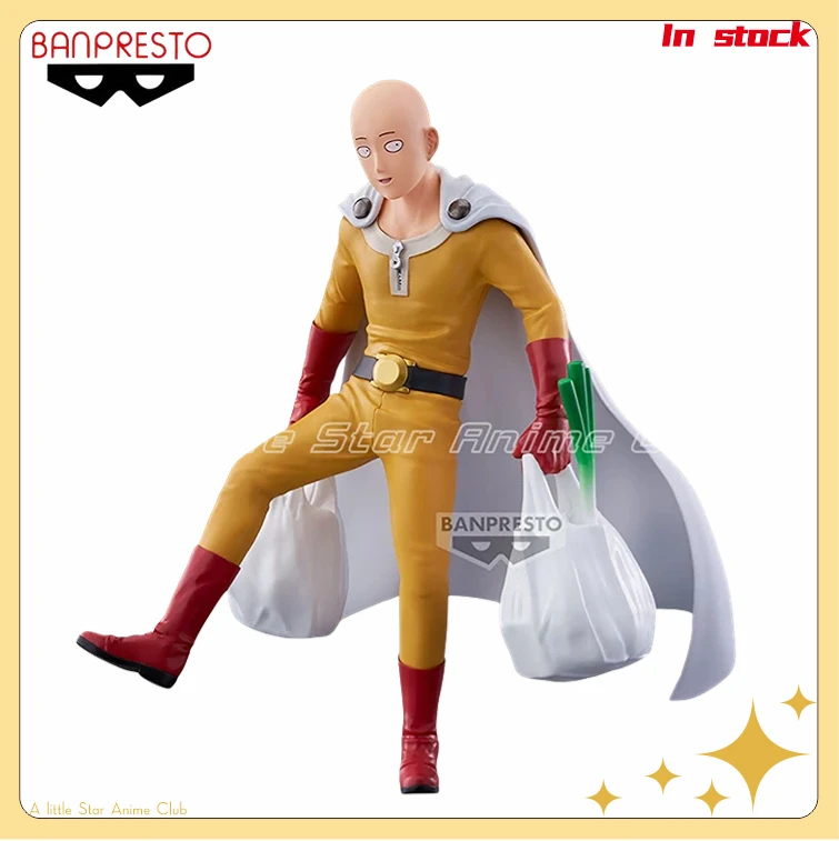 

In Stock Original BANPRESTO One-Punch Man Saitama Animation Figure Model Collection Toys