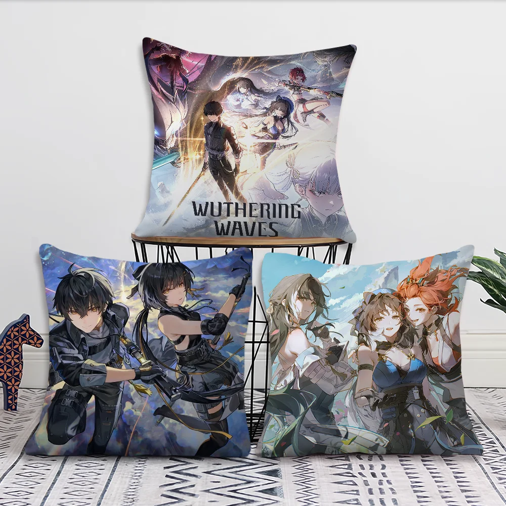 

Game Wuthering Waves Decoration Room Home Sofa living Office Car Nordic Simplicity Pillow Cover