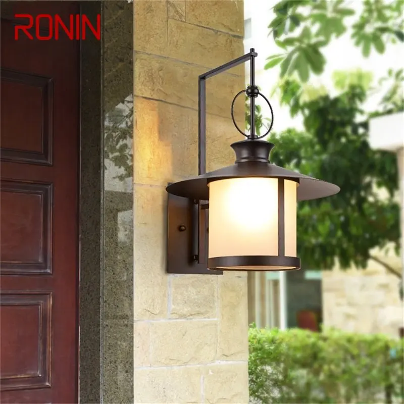 

·RONIN Outdoor Wall Lamp Classical Retro Sconces Light Waterproof IP65 Home LED For Porch Villa