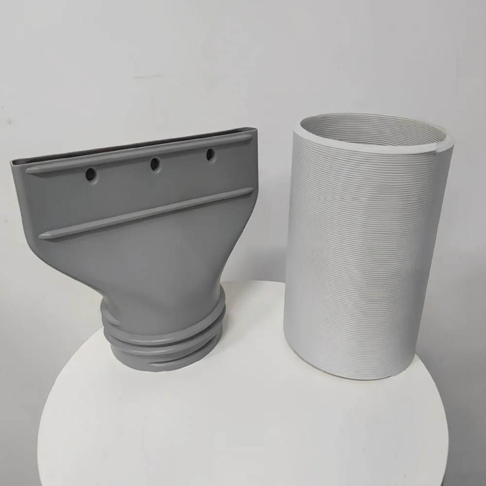 Portable Air Conditioner Exhaust Hose Flat Nozzle Adapter For Yixiang Window Seal Board Vent Pipe Connector Supply
