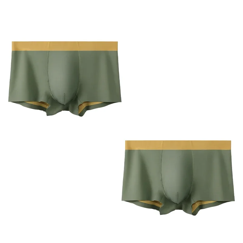

2Pcs Modal Seamless Men Underwear, Thin Summer Breathable Sports Boxers